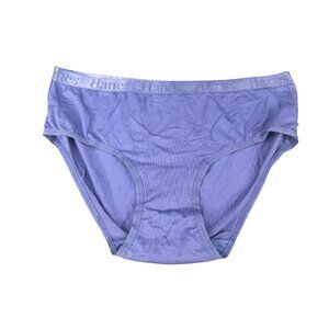 Hanes Originals Womens Size Small 5 Hipsters Bamboo Blend Blue New Without Tags